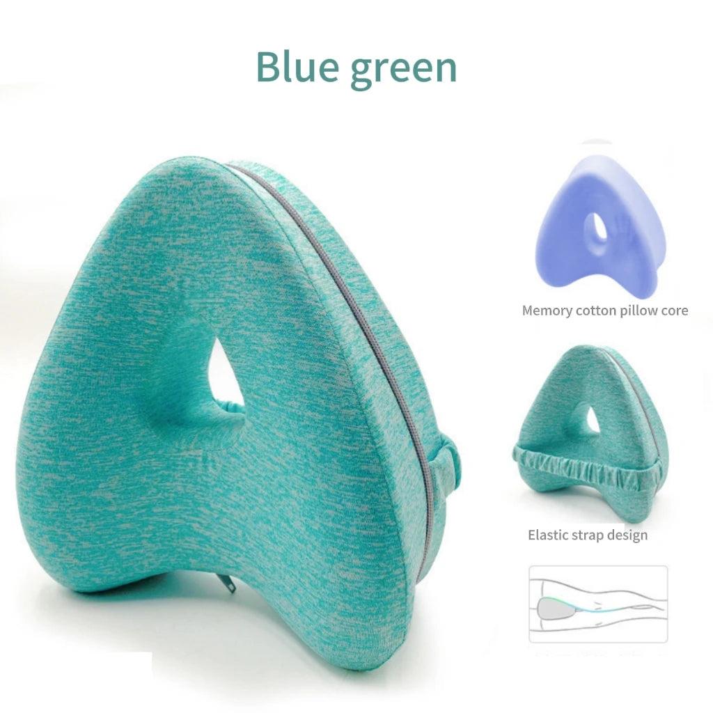 Pregnancy Heart-Shaped Leg Pillow – Memory Cotton Maternity Body Pillow for Edema Relief & Side Sleeping