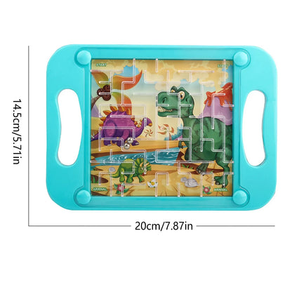 3D Maze Ball, Kids Balance Gravity Memory Sequential Puzzle, Montessori Early Education Toy, Best Educational Gift for Baby