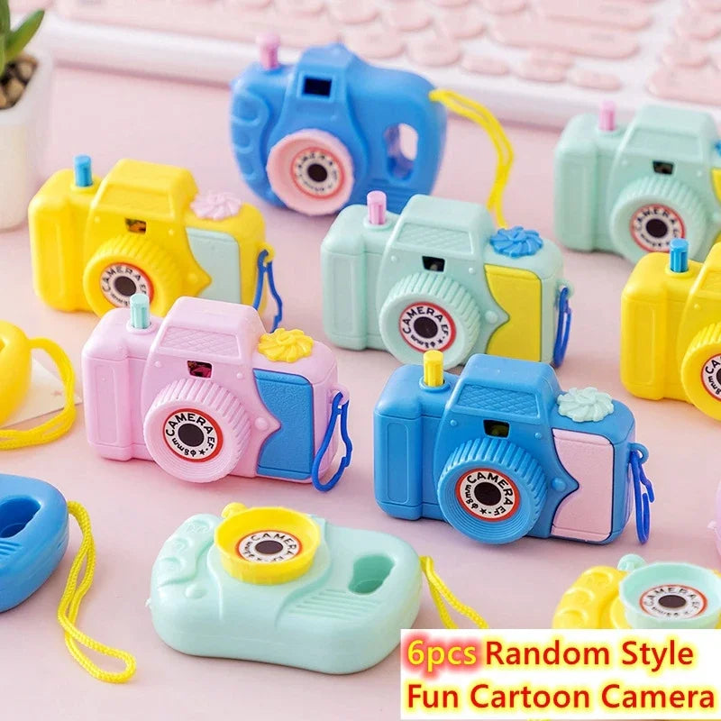 Kids Projection Camera Toy, Mini Analog Digital Educational Toy for Children