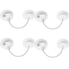 2/4/6-Pack Self-Adhesive Cabinet Locks with Keys — Baby Safety Locks for Fridge, Cabinets, Drawers, Doors & Appliances