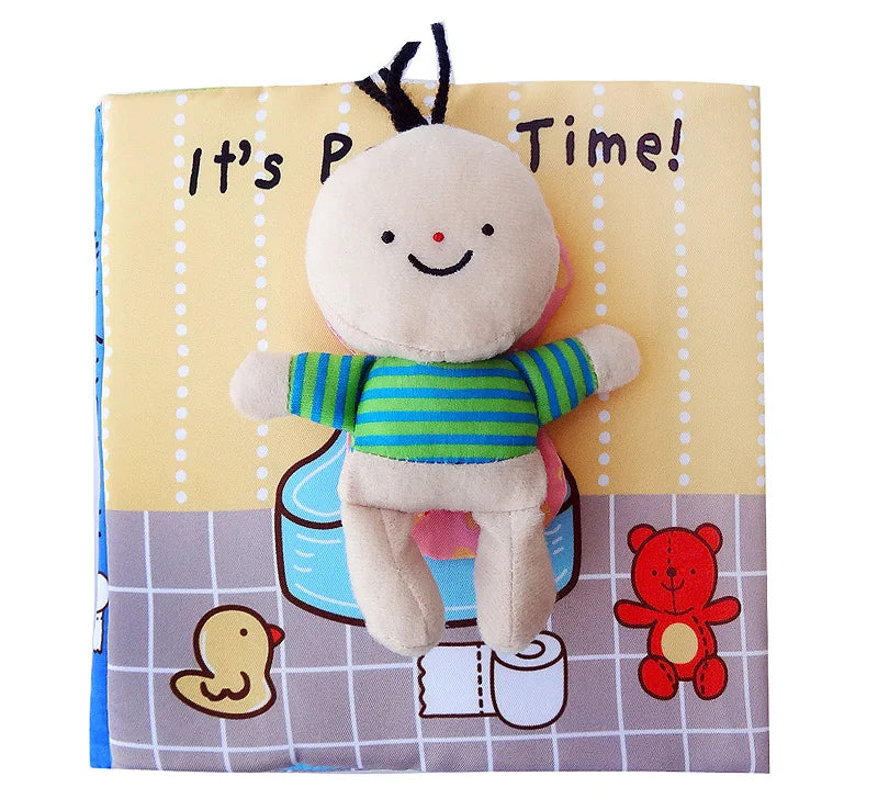 Soft Baby Cloth Quiet Book – Early Educational Learning Puzzle Toy for Toddlers (6-24 Months)