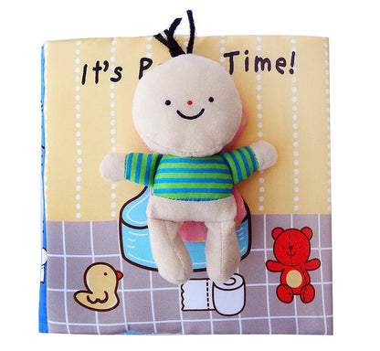 Soft Baby Cloth Quiet Book – Early Educational Learning Puzzle Toy for Toddlers (6-24 Months)