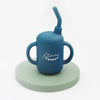 New Cartoon 120ML Baby Silicone Sippy Cup - BPA-Free, Portable Snack Storage Container, Leakproof Trainer Feeding Cup