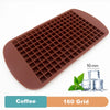 Silicone Ice Cube Tray - 4/6/8/15/160 Grid Square Mold