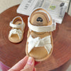 Infant Baby Sandals – Premium Comfort Summer Beach Shoes with Flower Bowknot & Anti-Slip Rubber Sole