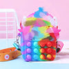 Girls Silicone Unicorn Messenger Bag Coin Purse | Cute Decompression Pop Fidget Toys for Children - Kidzy Market