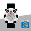 Children’s Cartoon Watch for Ages 2-14 Boys and Girls Soft Silicone Slap Bracelet Student Wristwatch