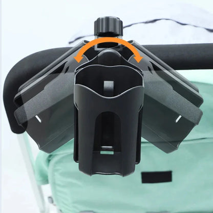 Baby Stroller Water Cup Holder with Mobile Phone Holder Bottle Holder Electric Car Bicycle Universal Water Bottle Holder