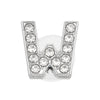 Glitter Rhinestone Alphabet Shoe Charms — Crystal Letter PVC Shoe Decoration for Clogs, Backpacks & Wristbands (2.5–3 cm / 0.98–1.18 in) - 1 Piece