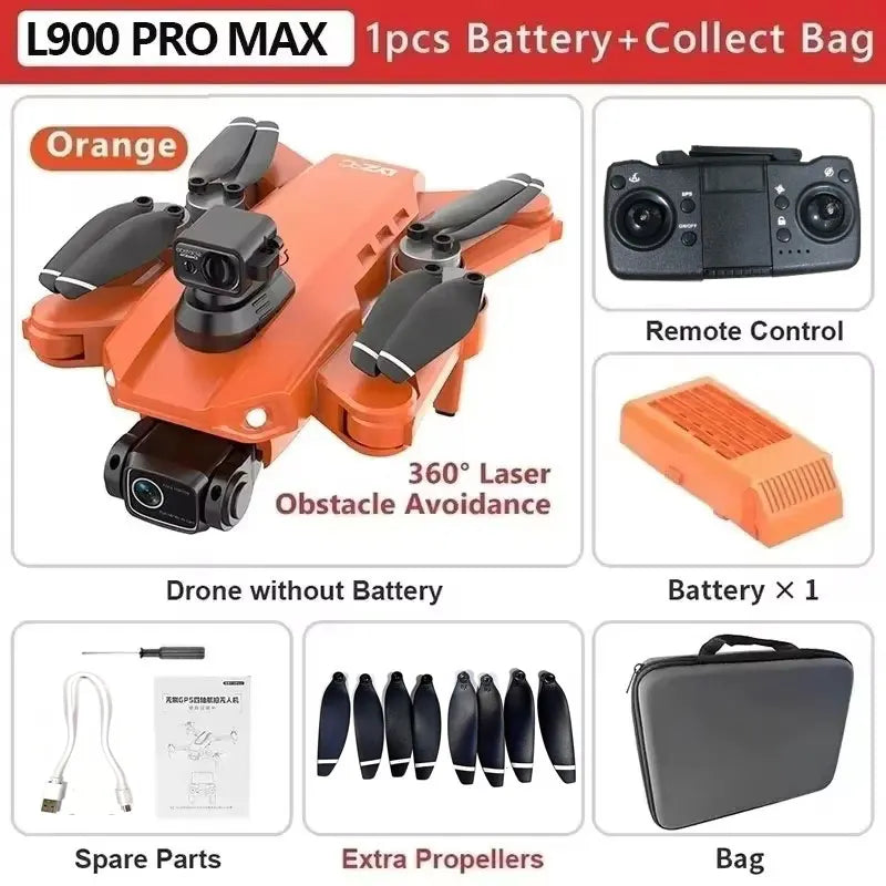 L900 Pro Max GPS Drone with 4K HD Dual Camera and 5G WiFi