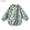 Waterproof Long-Sleeve Baby Bib with Pocket – Full-Cover Feeding Apron for Mess-Free Mealtime - Kidzy Market