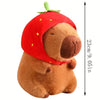 Capybara Plush Toy Set Mommy and 4 Babies