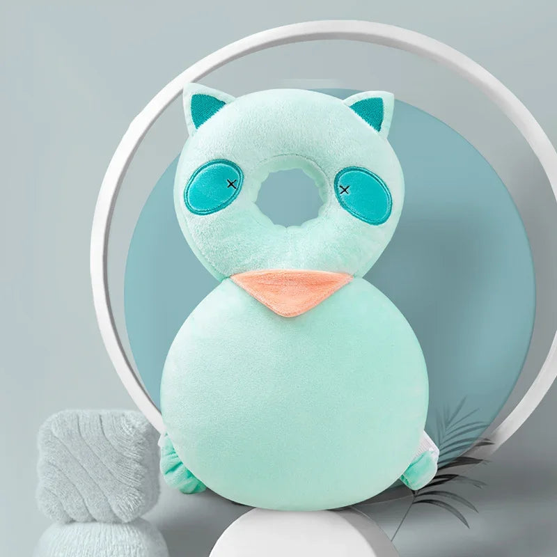 1-3 Year Baby Safety Head Protector – Plush Cartoon Cushion Backpack with Soft PP Cotton for Toddlers
