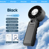 Foldable Portable Handheld Mini Fan, Rechargeable 3600mAh, 100-Speed Adjustable Turbo Pocket Fan with Ice-Cool Cooling