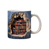 3D Bookshelf Ceramic Coffee Mug - Book Lovers Novelty Cup, Multi-Purpose Gift (3.5 in)