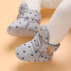 0–18M Winter Baby Snow Boots – Plush Fleece Warm Ankle Boots for Newborn Boys & Girls