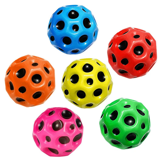 Perforated Foam Moon Ball – Soft Bouncing Ball for Outdoor Interactive Play