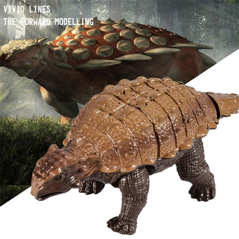 RC Ankylosaurus Dinosaur Toy – Remote Control Simulation Puzzle Model for Kids