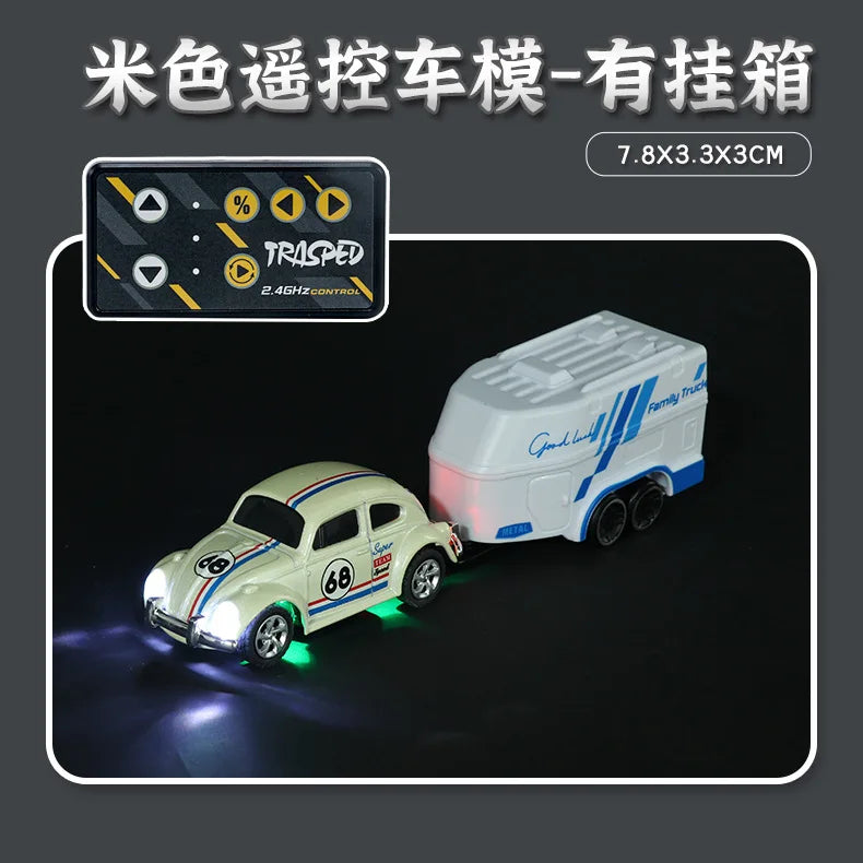 Wireless Mini Beetle Alloy RC Car with Mobile Phone Control