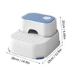 Kids Non-Slip Rotatable Step Stool – Safety Training Stool for Bathroom & Living Room
