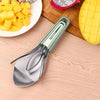 3-in-1 Mango Slicer, Peeler & Pitter — Mango Scoop Fruit Slicer Kitchen Gadget (Stainless Steel & PP)
