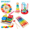 Montessori 3D Wooden Puzzle Toys for Babies & Toddlers – Educational Early Learning Animal & Music Puzzle Gift
