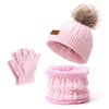 Kids’ Winter Hat, Scarf & Gloves Set – Warm Knitted Beanie & Neck Warmer for Boys & Girls (Ages 1-8)