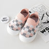 Spring New Slip-On Toddler Shoes – Non-Slip Classic Plaid First Walkers for Boys & Girls, Autumn Sport Sneakers