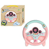 Infant Shining Simulation Steering Wheel Toy Children’s Early Education Copilot Stroller Vocal Toy
