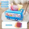 Montessori Sensory Tissue Box Toy – Educational Busy Board for Babies & Toddlers, Fine Motor Finger Exercise