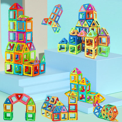 Magnetic Building Blocks Toy for Kids Puzzle Learning Gift