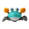 Baby Bath Tub Water Play Crab Toy with Clockwork and Pull String for Kids Learning to Walk