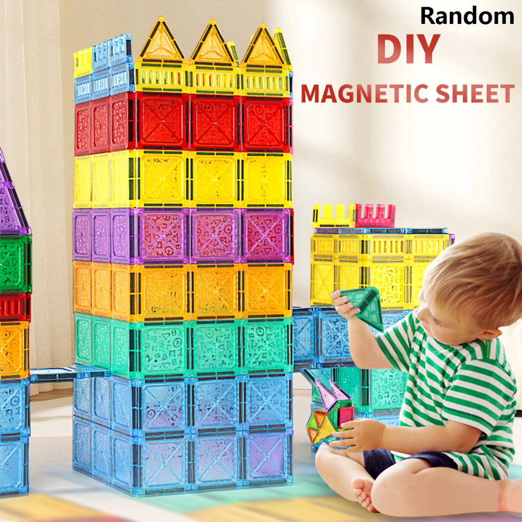 Magnetic Building Blocks Toy for Kids Ages 3 to 8+