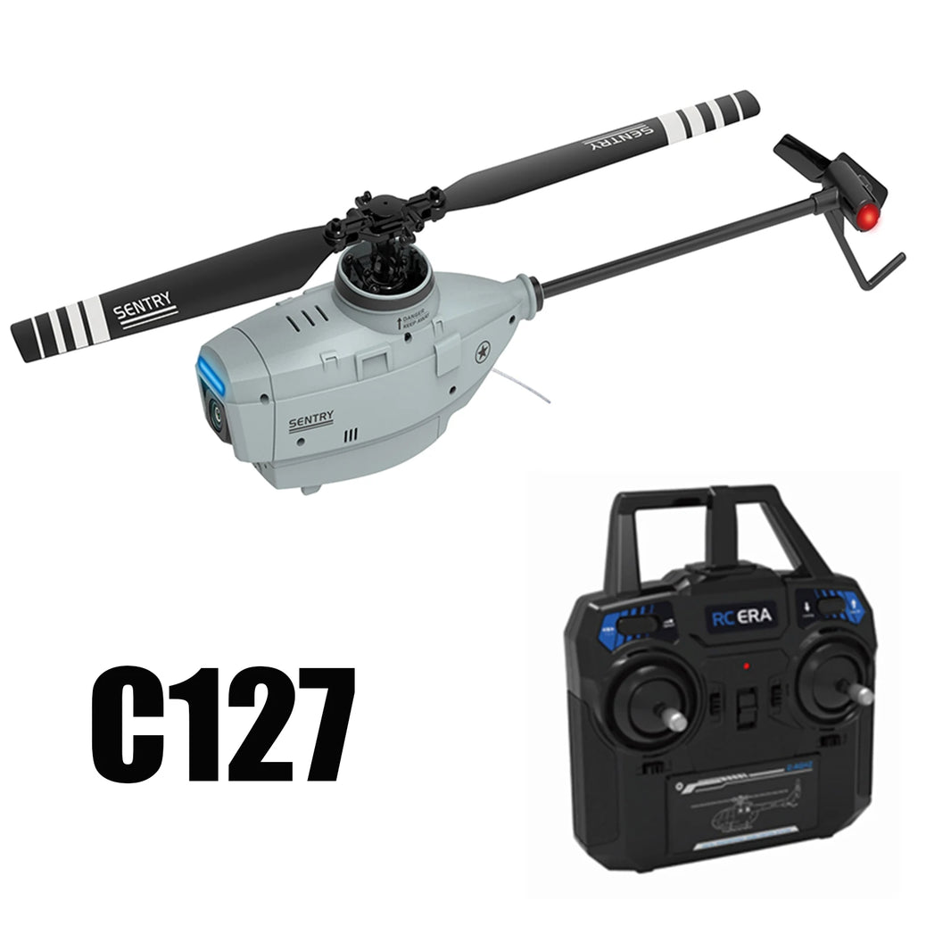 RC ERA C127AI 6-Axis Gyro Flybarless Helicopter – 4CH Remote Control for Adults