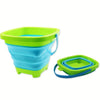 Foldable Silicone Collapsible Beach Bucket Toy for Kids Summer Activities and Travel