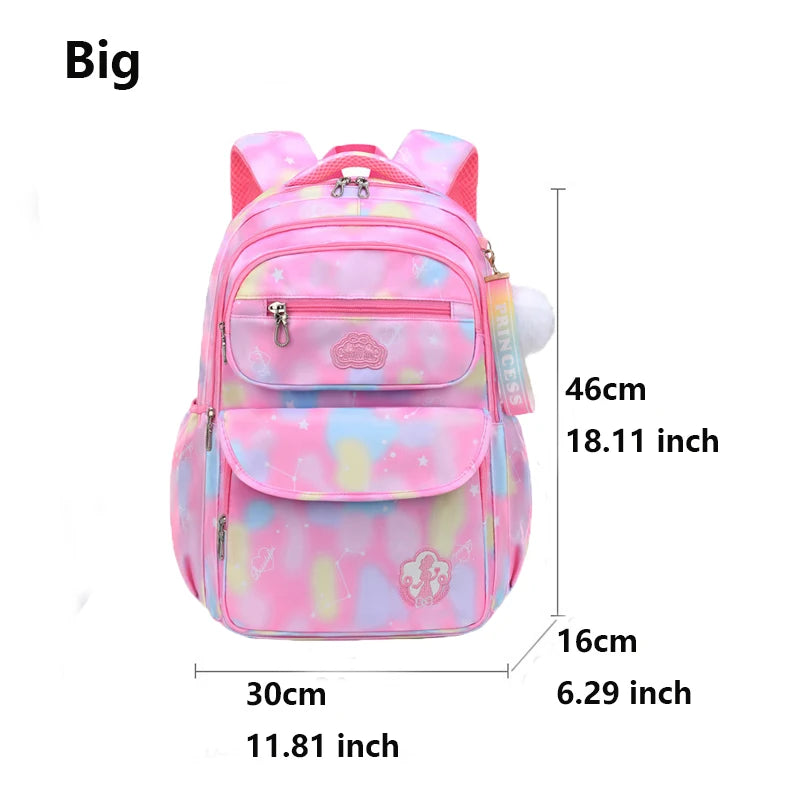 Pink Children Girl Backpack – Kawaii Cute School Bag for Kids & Teens, Waterproof Primary Schoolbag - Kidzy Market