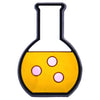 PVC Mini Reagent Bottle Charms — 1 in (2.5–3 cm) Plastic Shoe & Bag Decorations for DIY Crafts