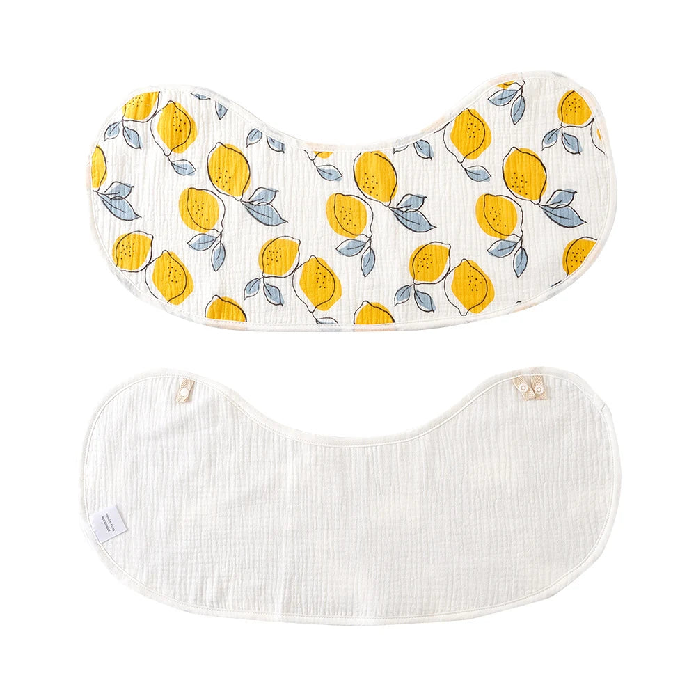 Kangobaby #My Soft Life# Breathable All-Season 6-Layer Baby Muslin Burp Cloth | 100% Cotton Antibacterial Newborn Feeding Bib - Kidzy Market