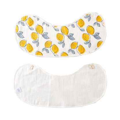 Kangobaby #My Soft Life# Breathable All-Season 6-Layer Baby Muslin Burp Cloth | 100% Cotton Antibacterial Newborn Feeding Bib - Kidzy Market