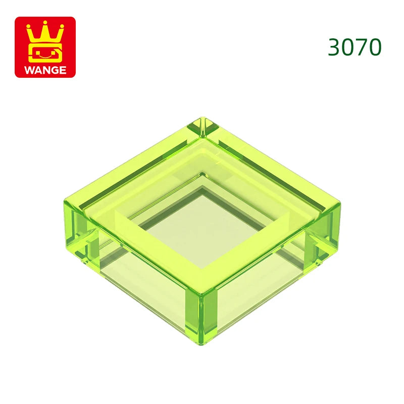 Wange 666PCS Wooden MOC Loose Parts – 1x1 Light Area Building Blocks, DIY Toy Assembly Set for Children, Compatible with Bricks, Gift with Storage Box