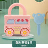 Baby Learning Lock with Key Car Toy – Montessori Educational Number Matching and Sensory Toy for Kids