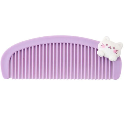 Cartoon Mini Crescent Comb - Cute Children’s Small Comb for Students - Portable Plastic Hairdressing Comb - Small Gift