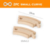 1-Piece Wooden Train Track Accessory – Compatible Railway Piece for Kids Wooden Train Sets, Educational Toy