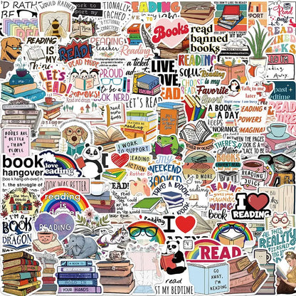 10/50/100pcs Dark Romance Bookish Stickers – Aesthetic Decals for Kindle, iPad, Phones, Laptops, and Diaries