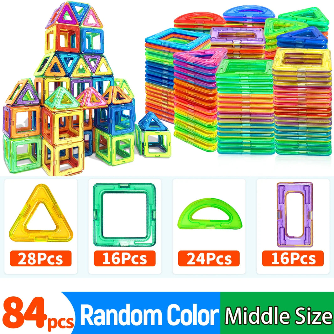 Magnetic Building Blocks Medium Size DIY STEM Construction Toy