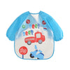 0-3 Years Baby EVA Waterproof Anti-Dirty Bib – Long Sleeve Strap Coat with Cute Cartoon Pattern, Dirt-Proof Soft Feeding Bib & Burp Cloth - Kidzy Market
