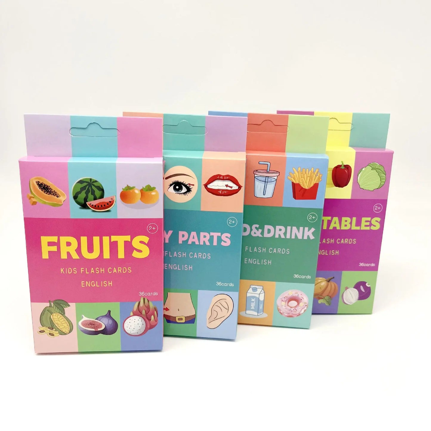 Montessori Alphabet Flashcards for Kids – 36 Cards, 8 Themes, Educational Learning Toy for Reading and Writing (Ages 3-14)