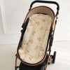 Cartoon Bear Baby Stroller Seat Cushion Thick Cotton Pad 34 x 74 cm (13.4 x 29.1 in) with Shoulder Strap