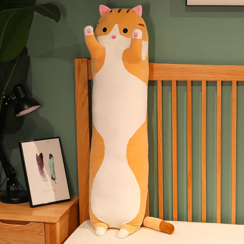 Funny Long Cat Plush Toy 50/70/90/110/130cm (19.7/27.6/35.4/43.3/51.2 Inches)