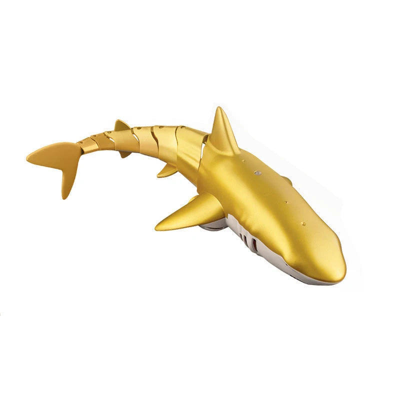 2.4G RC Shark Toy – Remote Control Simulation Animal with Lights and Water Spray